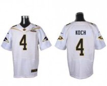 Nike Baltimore Ravens -4 Sam Koch White 2016 Pro Bowl Stitched NFL Elite Jersey Nike Baltimore Ravens -4 Sam Koch White 2016 Pro Bowl Stitched NFL Elite Jersey