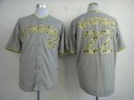 Pittsburgh Pirates #22 Andrew McCutchen Grey USMC Cool Base Stitched MLB Jersey