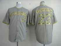 Pittsburgh Pirates #22 Andrew McCutchen Grey USMC Cool Base Stitched MLB Jersey