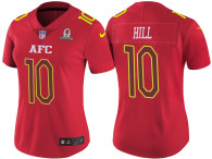 WOMEN'S AFC 2017 PRO BOWL KANSAS CITY CHIEFS #10 TYREEK HILL RED GAME JERSEY