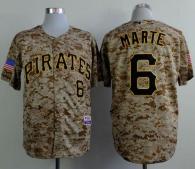 Pittsburgh Pirates #6 Starling Marte Camo Alternate Cool Base Stitched MLB Jersey