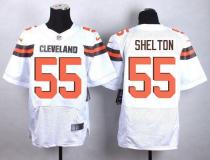 Nike Browns -55 Danny Shelton White Stitched NFL New Elite Jersey Nike Browns -55 Danny Shelton White Stitched NFL New Elite Jersey