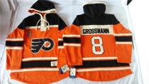 Philadelphia Flyers -8 Nicklas Grossmann Orange Sawyer Hooded Sweatshirt Stitched NHL Jersey Philadelphia Flyers -8 Nicklas Grossmann Orange Sawyer Hooded Sweatshirt Stitched NHL Jersey