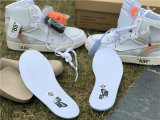 Authentic Off White x Air Jordan 1 White GS