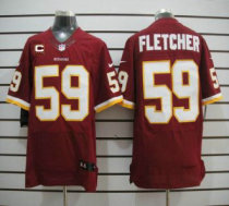 Nike Redskins -59 London Fletcher Burgundy Red Team Color With C Patch Stitched NFL Elite Jersey Nike Redskins -59 London Fletcher Burgundy Red Team Color With C Patch Stitched NFL Elite Jersey