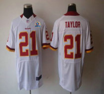 Nike Redskins -21 Sean Taylor White With Hall of Fame 50th Patch Stitched NFL Elite Jersey Nike Redskins -21 Sean Taylor White With Hall of Fame 50th Patch Stitched NFL Elite Jersey
