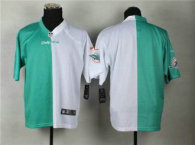 Nike Miami Dolphins Bank Stitched Elite Split Jersey