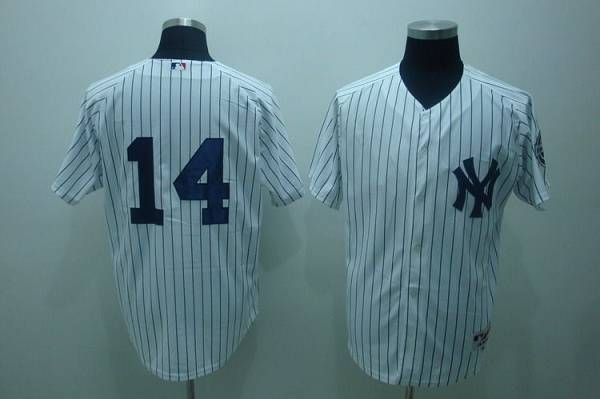 New York Yankees -14 Martin Prado White Stitched MLB Jersey