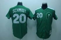 Mitchell and Ness Philadelphia Phillies #20 Mike Schmidt Stitched Green Throwback MLB Jersey Mitchell and Ness Philadelphia Phillies #20 Mike Schmidt Stitched Green Throwback MLB Jersey