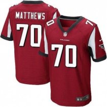 Nike Atlanta Falcons 70 Jake Matthews Red Team Color Stitched NFL Elite Jersey Nike Atlanta Falcons 70 Jake Matthews Red Team Color Stitched NFL Elite Jersey