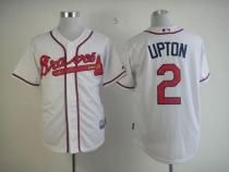 Atlanta Braves #2 BJ Upton White Cool Base Stitched MLB Jersey Atlanta Braves #2 BJ Upton White Cool Base Stitched MLB Jersey