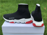 Authentic Balenciaga Speed Trainer black red (women)