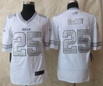 Nike Buffalo Bills -25 LeSean McCoy White Stitched NFL Limited Platinum Jersey Nike Buffalo Bills -25 LeSean McCoy White Stitched NFL Limited Platinum Jersey
