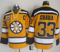Boston Bruins -33 Zdeno Chara Yellow Winter Classic CCM Throwback Stitched NHL Jersey Boston Bruins -33 Zdeno Chara Yellow Winter Classic CCM Throwback Stitched NHL Jersey