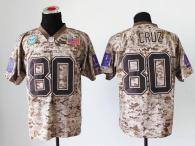 Nike New York Giants #80 Victor Cruz Camo Men's Stitched NFL New Elite USMC Jersey