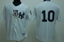 New York Yankees -10 Phil Rizzuto Stitched White MLB Jersey