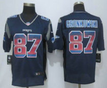 2015 New Nike New England Patriots -87 Rob Gronkowski Pro Line Navy Blue Fashion Strobe Jersey 2015 New Nike New England Patriots -87 Rob Gronkowski Pro Line Navy Blue Fashion Strobe Jersey