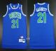 Minnesota Timberwolves -21 Retro Garnett Blue Throwback Stitched NBA Jerseys