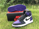 Authentic Air Jordan 1 GS Purple