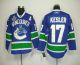 Vancouver Canucks 2011 Stanley Cup Finals -17 Ryan Kesler Blue Stitched NHL Jersey