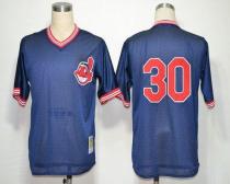 Mitchell And Ness Cleveland Indians -30 Joe Carter Blue Throwback Stitched MLB Jersey Mitchell And Ness Cleveland Indians -30 Joe Carter Blue Throwback Stitched MLB Jersey
