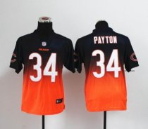 NEW Chicago Bears 34 Walter Payton Black Orange Drift Fashion II Elite NFL Jerseys NEW Chicago Bears 34 Walter Payton Black Orange Drift Fashion II Elite NFL Jerseys