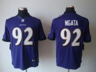 Nike Ravens -92 Haloti Ngata Purple Team Color Men Stitched NFL Limited Jersey