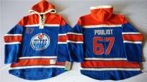 Edmonton Oilers -67 Benoit Pouliot Light Blue Sawyer Hooded Sweatshirt Stitched NHL Jersey Edmonton Oilers -67 Benoit Pouliot Light Blue Sawyer Hooded Sweatshirt Stitched NHL Jersey