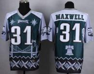 Nike Philadelphia Eagles #31 Byron Maxwell Midnight Green Men's Stitched NFL Elite Noble Fashion Jer