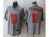 NEW Arizona Cardicals -11 Fitzgerald Grey Jerseys(Vapor Elite)