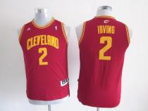 Cleveland Cavaliers #2 Kyrie Irving Red Stitched Youth NBA Jersey