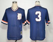 Mitchell and Ness Detroit Tigers #3 Alan Trammell Blue Throwback Stitched MLB Jersey Mitchell and Ness Detroit Tigers #3 Alan Trammell Blue Throwback Stitched MLB Jersey