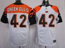 Nike Bengals -42 BenJarvus Green-Ellis White Stitched NFL Elite Jersey Nike Bengals -42 BenJarvus Green-Ellis White Stitched NFL Elite Jersey