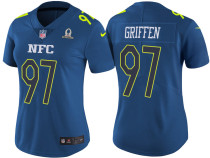 WOMEN'S NFC 2017 PRO BOWL MINNESOTA VIKINGS #97 EVERSON GRIFFEN BLUE GAME JERSEY