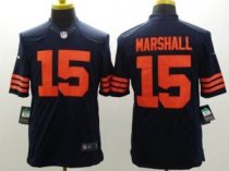 Nike Chicago Bears -15 Brandon Marshall Navy Blue 1940s Throwback NFL Limited Jersey Nike Chicago Bears -15 Brandon Marshall Navy Blue 1940s Throwback NFL Limited Jersey