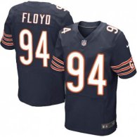Nike Bears -94 Leonard Floyd Navy Blue Team Color Stitched NFL Elite Jersey