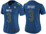 WOMEN'S NFC 2017 PRO BOWL ATLANTA FALCONS #3 MATT BRYANT BLUE GAME JERSEY