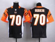 Nike Bengals -70 Cedric Ogbuehi Black Team Color Men's Stitched NFL Elite Jersey