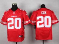 Nike San Francisco 49ers -20 Perrish Cox Red Team Color Mens Stitched NFL Elite Jersey