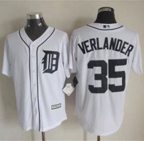 Detroit Tigers #35 Justin Verlander White New Cool Base Stitched MLB Jersey Detroit Tigers #35 Justin Verlander White New Cool Base Stitched MLB Jersey