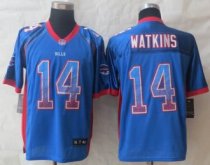 New Nike Buffalo Bills 14 Watkins Drift Fashion Blue Elite Jerseys New Nike Buffalo Bills 14 Watkins Drift Fashion Blue Elite Jerseys
