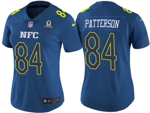 WOMEN'S NFC 2017 PRO BOWL MINNESOTA VIKINGS #84 CORDARRELLE PATTERSON BLUE GAME JERSEY