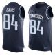 Nike Titans -84 Corey Davis Navy Blue Alternate Stitched NFL Limited Tank Top Jersey