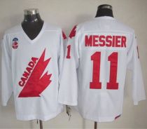 Olympic 1991 CA 11 Mark Messier White CCM Throwback Stitched NHL Jersey Olympic 1991 CA 11 Mark Messier White CCM Throwback Stitched NHL Jersey