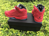 Authentic Air Jordan 5 GS “Red Suede”