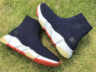Authentic Balenciaga Speed Trainer Dark Blue