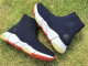 Authentic Balenciaga Speed Trainer Dark Blue