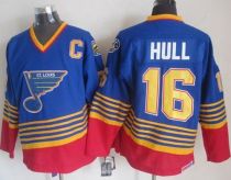 St Louis Blues -16 Brett Hull Light Blue Red CCM Throwback Stitched NHL Jersey St Louis Blues -16 Brett Hull Light Blue Red CCM Throwback Stitched NHL Jersey