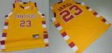 Cleveland Cavaliers -23 LeBron James Gold Throwback Classic Stitched NBA Jersey