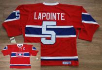 Montreal Canadiens -5 Guy Lapointe Stitched Red CH CCM Throwback NHL Jersey Montreal Canadiens -5 Guy Lapointe Stitched Red CH CCM Throwback NHL Jersey